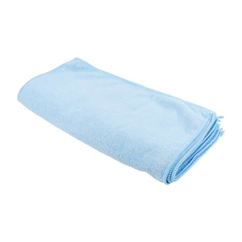 TIMCO Lint Free Highly Absorbent Microfibre Cleaning Cloths for Polishing, Washing, Waxing and Dusting – Pack 10