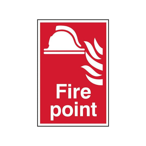 Scan Fire Point - PVC Sign 200 x 300mm Scan - RockBottom Nothampton