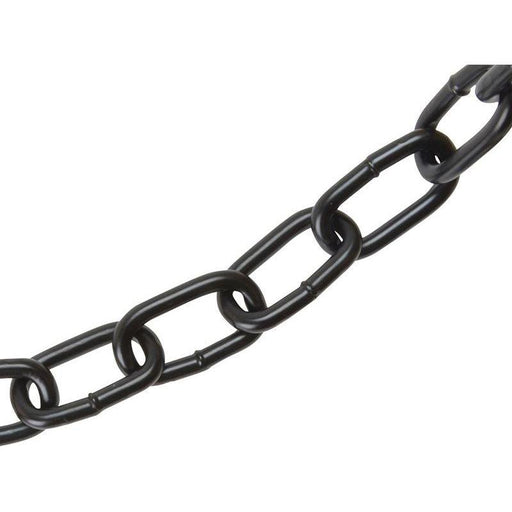 Faithfull Black Japanned Chain 8mm x 10m Box - Max. Load 450kg Faithfull - RockBottom Northampton
