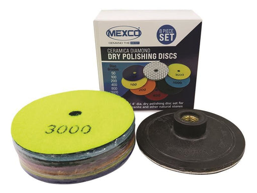 MEXCO Ceramica Diamond Dry Polishing Kit, 8 Piece MEXCO - RockBottom Northampton