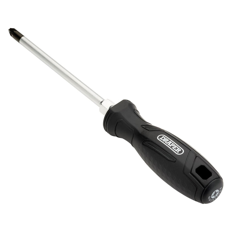 Draper Pozi Hard Grip Screwdriver, PZ3 x 150mm Draper - Town Tools