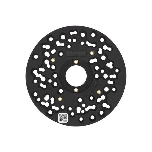 Trend UNIBASE/180 Universal Plunge Router Sub-Base 180mm Trend - RockBottom Northampton