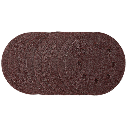 Draper Sanding Discs, 115mm, 40 Grit, Hook & Loop (Pack of 10) 53498 Draper - Town Tools 