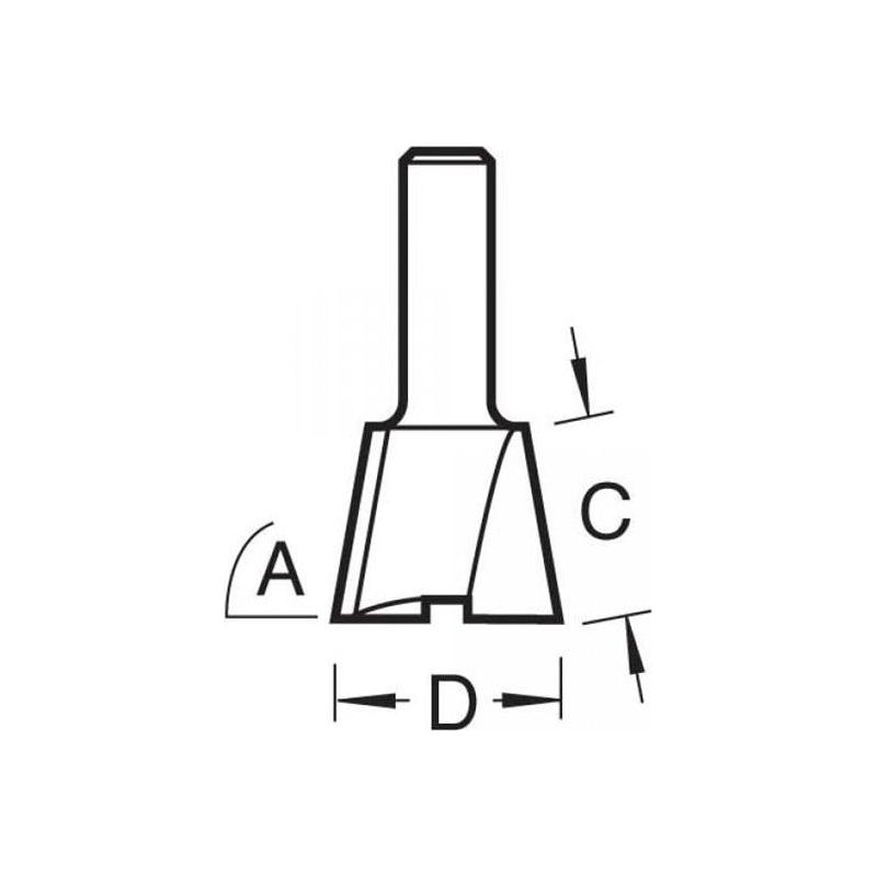 Trend C041A x 1/4 TCT Dovetail 104° 12.7 x 12.7mm Trend - RockBottom Northampton