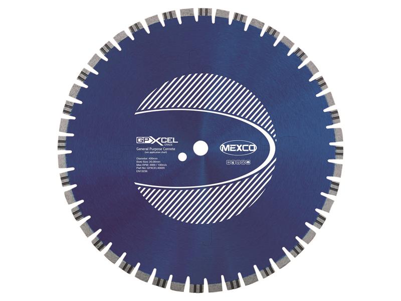 MEXCO - XCEL GRADE Concrete Diamond Blade 400 x 20mm