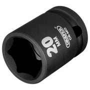 Draper Draper Hi-TORQ Impact Socket, 1/2" Sq. Dr., 20mm Draper - Town Tools