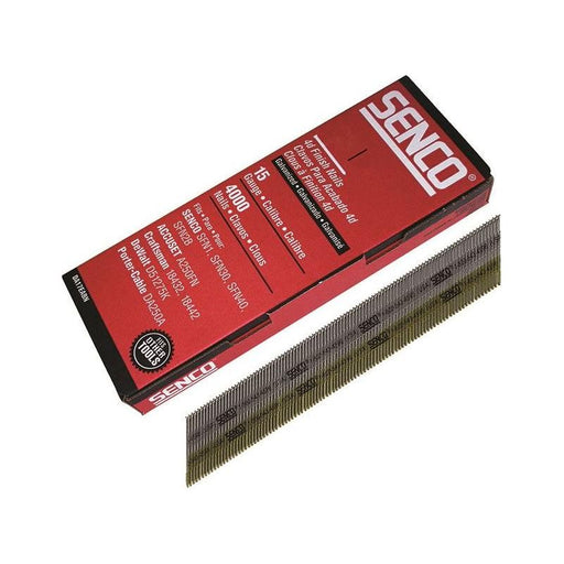 Senco Chisel Smooth Brad Nails Galvanised 15G x 55mm (Pack 4000) Senco - RockBottom Nothampton