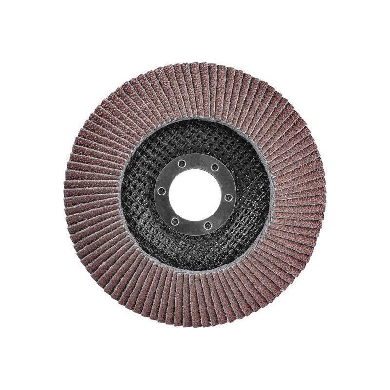 Faithfull Aluminium Oxide Flap Disc 115 x 22mm 120 Grit Faithfull - RockBottom Northampton