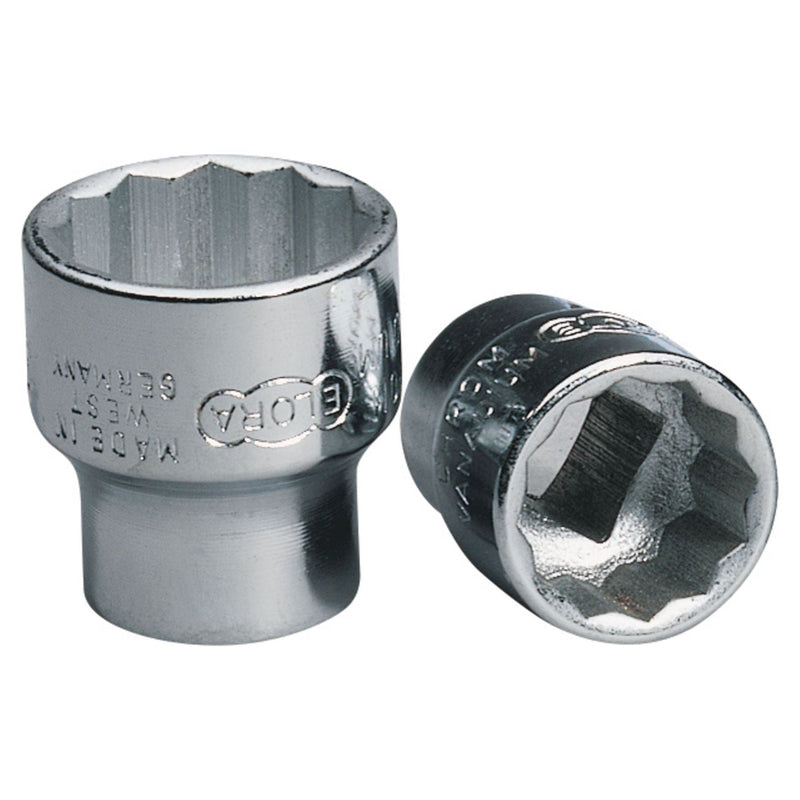 Draper Elora Bi-Hexagon Socket, 3/8" Sq. Dr., 15mm 25911 Draper - Town Tools 