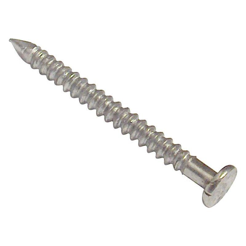 Forgefix Annular Ring Shank Nail Bright Finish 25mm Bag Weight 500g ForgeFix - RockBottom Northampton