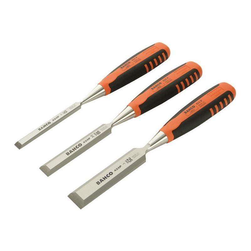 Bahco 424-P Bevel Edge Chisel Set, 3 Piece Bahco - RockBottom Northampton