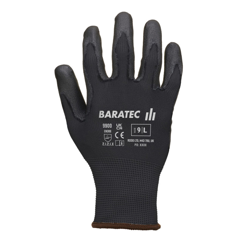 Baratec PU Gripper Glove - size 10/XL