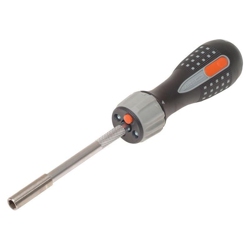 Bahco 808050L LED Ratchet Screwdriver & 6 Bits Bahco - RockBottom Northampton