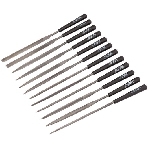 Draper Needle File Set, 140mm (12 Piece) 82640 Draper - Town Tools 