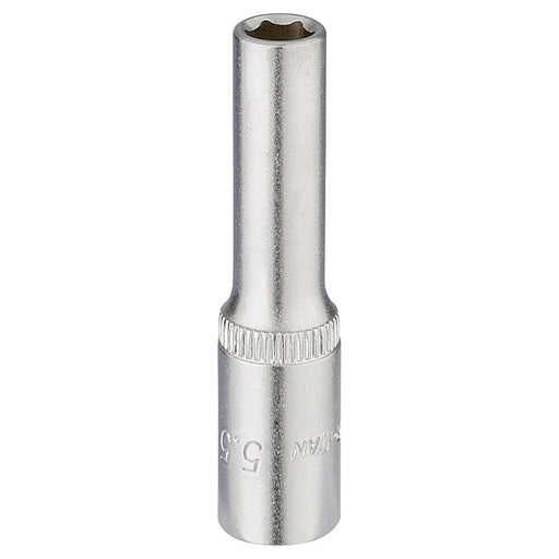 Draper Elora Deep Socket, 1/4" Sq. Dr., 5.5mm 58724 Draper - Town Tools 