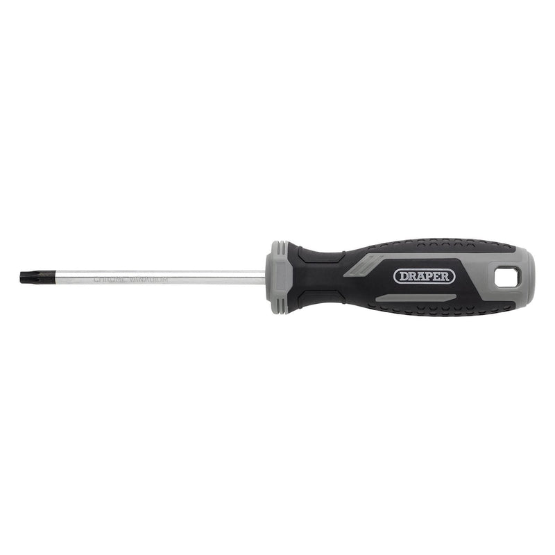 Draper Draper TX-STAR Soft Grip Screwdriver, T30 x 100mm Draper - Town Tools