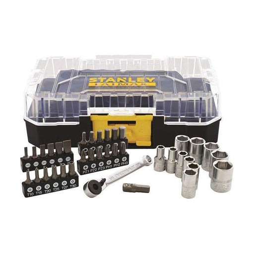 Stanley® Hand Tools FatMax® PRO-STACK™ 1/4in Socket & Bit Set, 37 Piece STANLEY® Hand Tools - RockBottom Nothampton