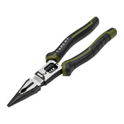 Draper Draper Expert Long Nose Pliers with Wire Stripper, 200mm Draper - Town Tools