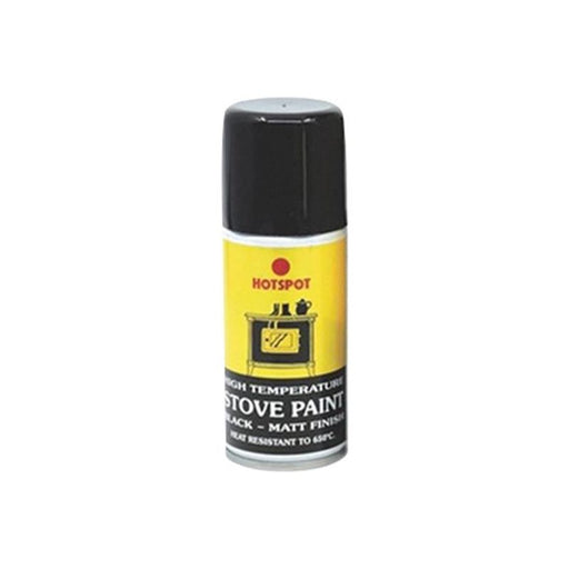 Hotspot Spray Stove Paint Matt Black 450ml Hotspot - RockBottom Northampton