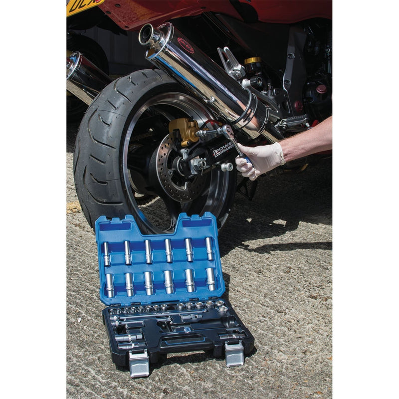 Draper Metric Socket Set, 3/8" Sq. Dr. (36 Piece) 16449 Draper - Town Tools 