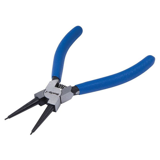 Bluespot Tools Circlip Pliers Internal Straight 150mm (6in) BlueSpot Tools - RockBottom Northampton