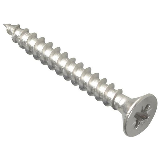 Forgefix Multi-Purpose Pozi Compatible Screw CSK ST S/Steel 5.0 x 40mm Box 200 ForgeFix - RockBottom Northampton
