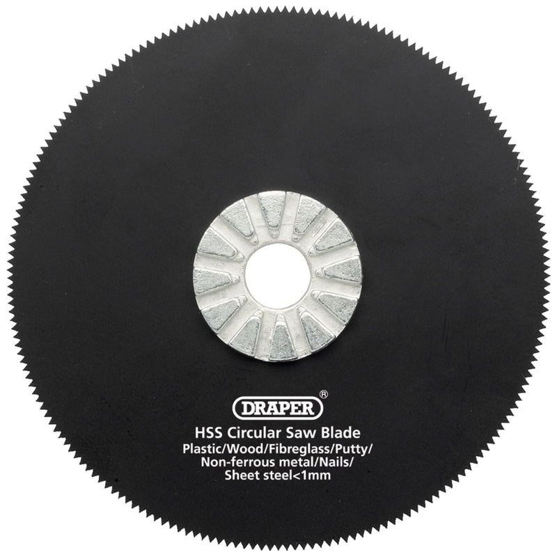 Draper HSS Circular Saw Blade, 88mm Diameter, 18tpi 26074 Draper - Town Tools 