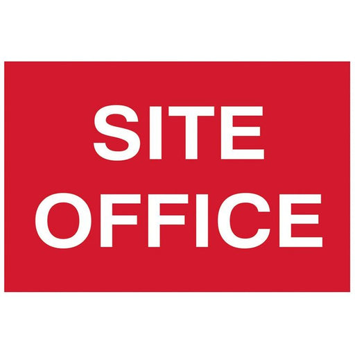 Scan Site Office - PVC Sign 600 x 400mm Scan - RockBottom Nothampton