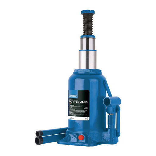 Draper High Lift Hydraulic Bottle Jack, 12 Tonne 13126 Draper - Town Tools 