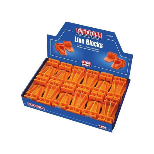 Faithfull Line Block Counter Display (12 Piece) Blocks Only Faithfull - RockBottom Northampton