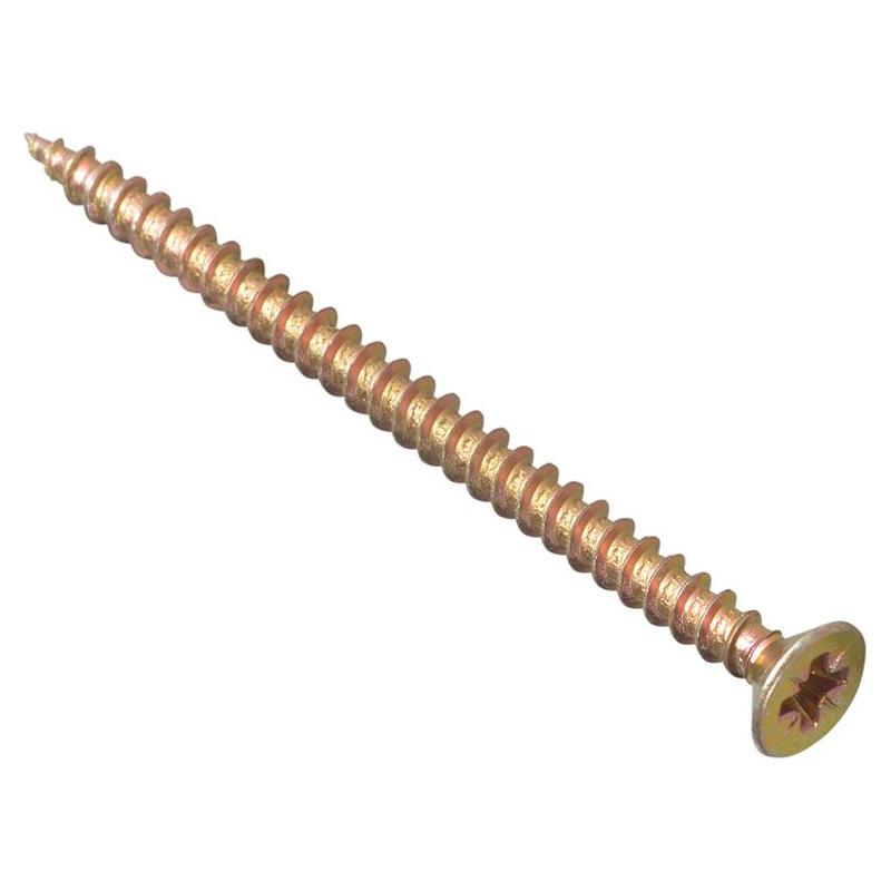 Forgefix Multi-Purpose Pozi Compatible Screw CSK ST ZYP 4.0 x 70mm Box 200 ForgeFix - RockBottom Northampton