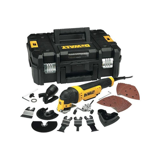 Dewalt Power Tools DWE315KT Multi-Tool Quick Change Kit & TSTAK 300W 240V DeWALT Power Tools - RockBottom Northampton