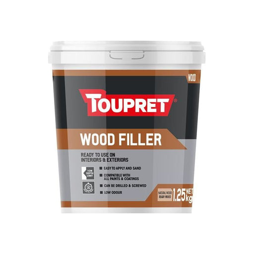Toupret Wood Filler Natural Wood 1.25kg Toupret - RockBottom Northampton