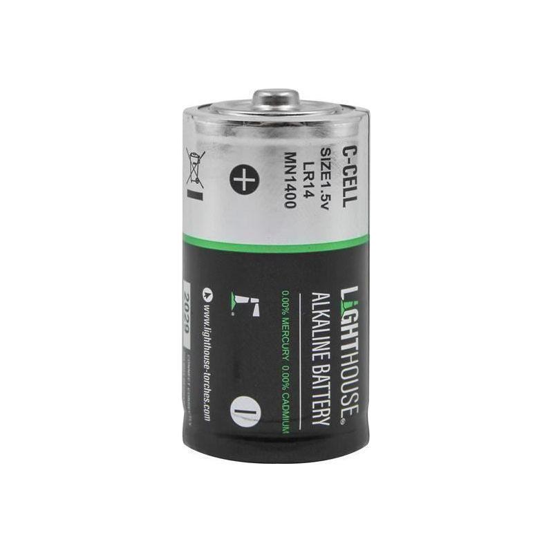 Lighthouse C LR14 Alkaline Batteries 6200 mAh (Pack 2) Lighthouse - RockBottom Northampton