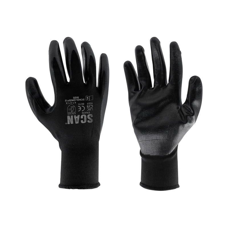 Scan Seamless Inspection Gloves - M (Size 8) (Pack 12) Scan - RockBottom Nothampton