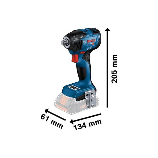 Bosch GDS 18V-210 C Professional 1/2in Impact Wrench 18V Bare Unit Bosch - NorthantsTrade Northampton