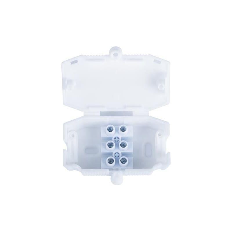 Dencon 3 Pole Connector Box 10A White Dencon - RockBottom Northampton