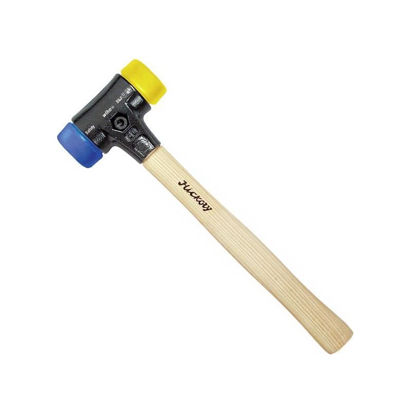 Wiha Soft-Face Safety Hammer Hickory Handle 620g Wiha - RockBottom Northampton