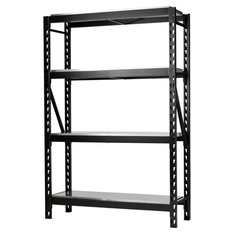 Bunker 18 Piece Modular 4 Tier Racking with Stainless Steel Shelving, 1500mm Draper - Town Tools