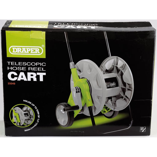 Draper Garden Hose Reel Cart, 50m Capacity 25049 Draper - Town Tools 