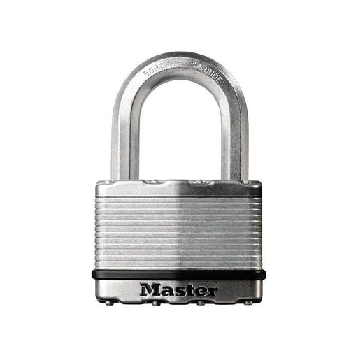 Master Lock Excell™ Laminated Steel 50mm Padlock 4-Pin - 25mm Shackle Master Lock - RockBottom Northampton