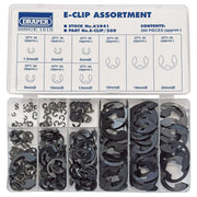 Draper E-Clip Assortment (300 Piece) 63941 Draper - Town Tools 
