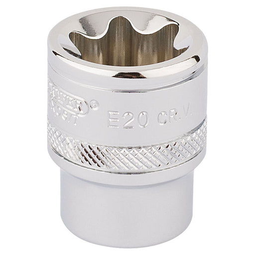 Draper TX-STAR Socket, 3/8" Sq. Dr., E20 34265 Draper - Town Tools 
