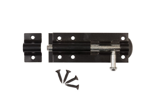 Tower Bolt - Black Plated 75mm