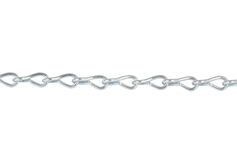 Single Link Jack Chain - Zinc Plated - 10m Box