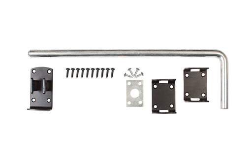 Garage Door Bolt 375mm - Black Plated