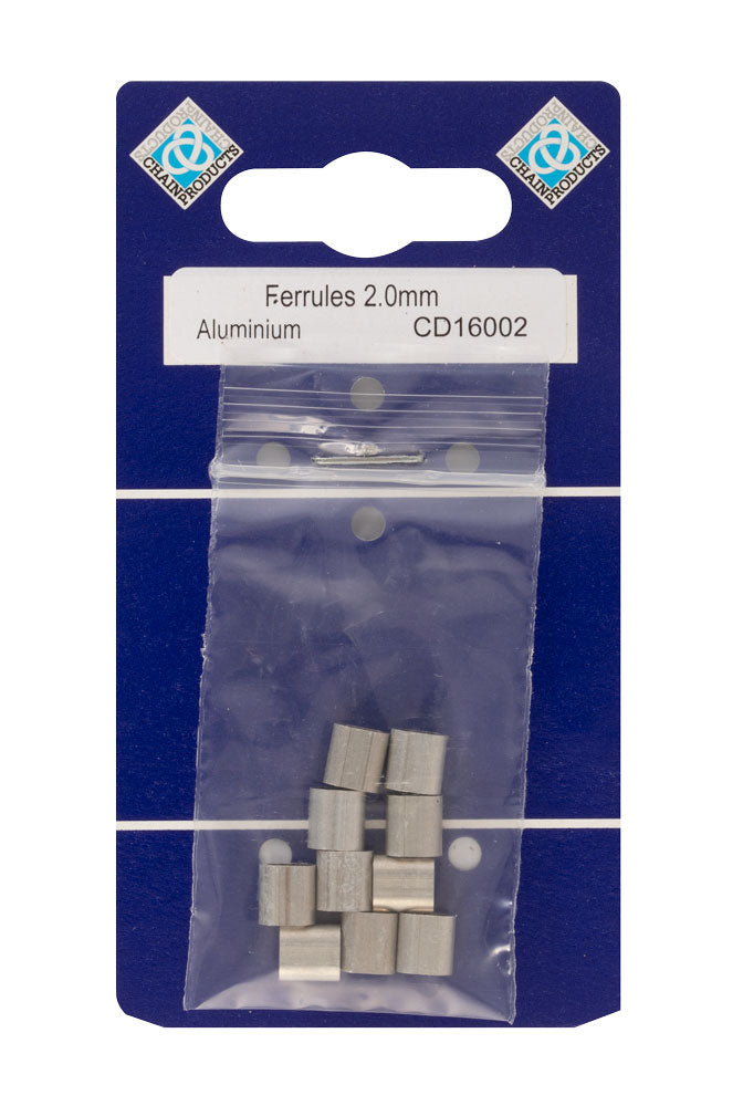 Aluminium Ferrules 2mm