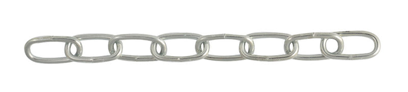 Welded Mid Link Chain 3 x 21 x 8mm - Brass Plated - 30m Reel