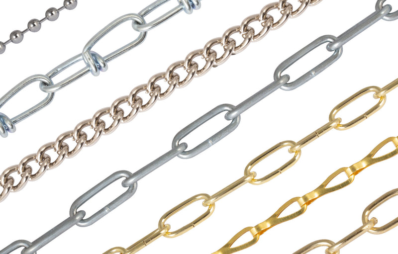 Single Link Jack Chain - Zinc Plated - Cut Lengths 2.0mm (No.14) - 2m Cut Length