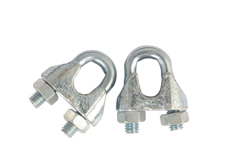 Wire Rope Grips - Zinc Plated 12/13mm Wire Rope Grip